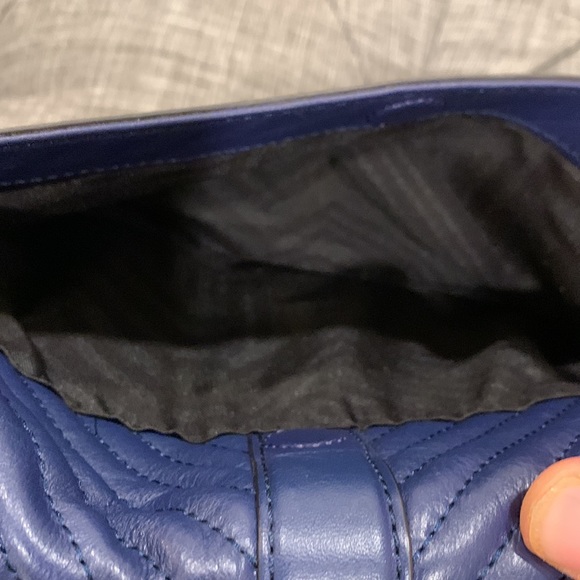 Sold! Rebecca Minkoff Love Chevron Leather Quilted Chain Crossbody Bag - Picture 15 of 16